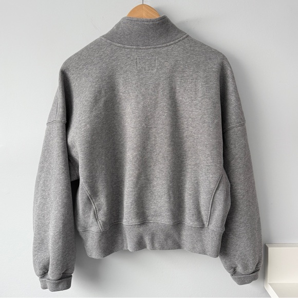 Abercrombie & Fitch Essential Grey Sunday Half-Zip | Women’s Med - Picture 2 of 8
